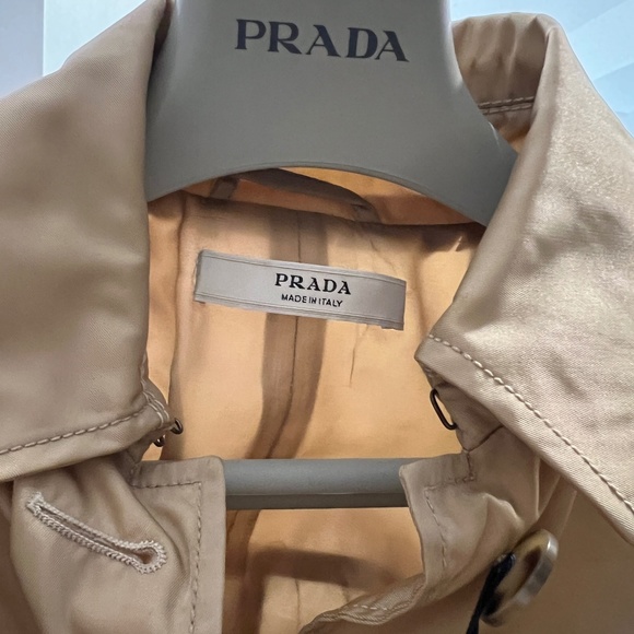 NWT Prada Impermeabile Nylon Rain Coat